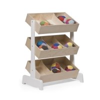 Toy store coffre à jouets - Blanc/Bouleau